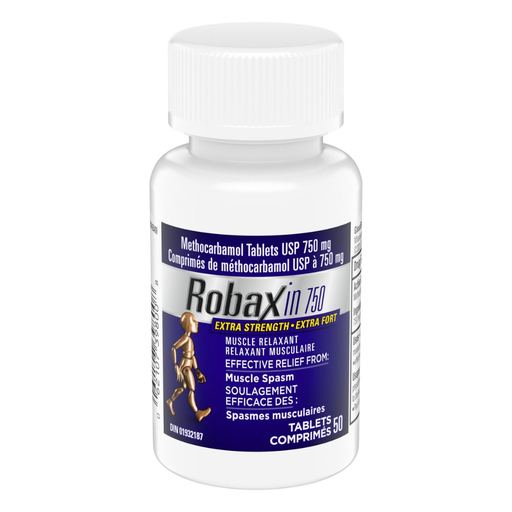 Robaxin 750 MG Tablets Extra Strength Muscle Relaxant